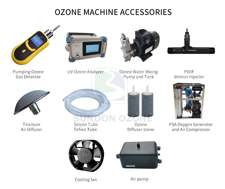 Accesorios del generador de ozono para el ventilador de la bomba de chorro Venturi